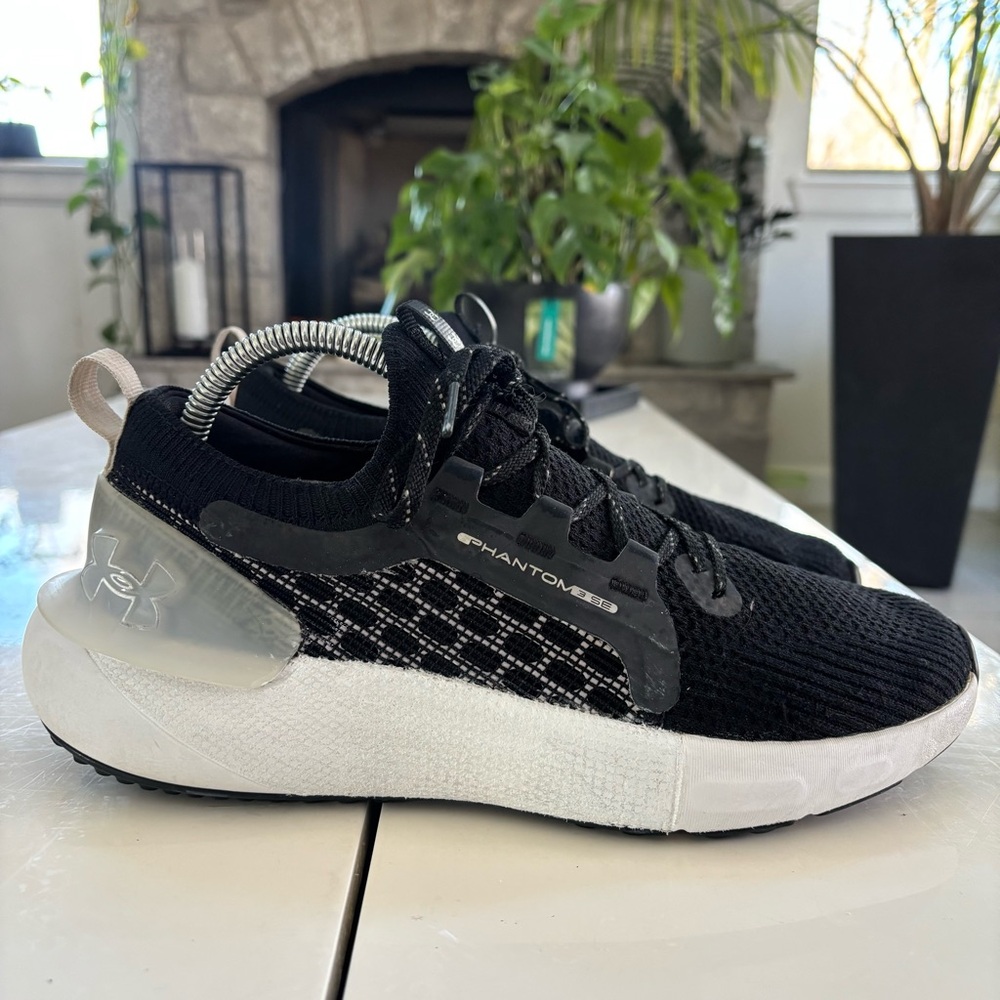 Under Armour UA HOVR Phantom 3 SE Reflect Men's Shoes Black / White Mens 8
